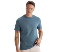 DeFacto Herren Basic Klassisches T-Shirt für Männer, pétrole, M Hommes