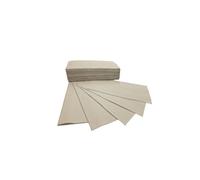 Defacto Lot de 5000 serviettes en papier pour distributeur, 1 couche, motif zigzag, 25 x 23 cm, gris