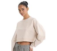 DeFacto Pullover-Modischer Sweatshirt und Kapuzenpullover für Damen-Auswahl an Hoodies Maillot de survêtement, Sable, M Femme