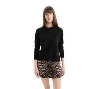 DeFacto Strickmode Strickpullover Blusen Tuniken für Damen Pullover Feinstrickpullover Strickjacken und Pulli Pull-Over, Noir, M Femme