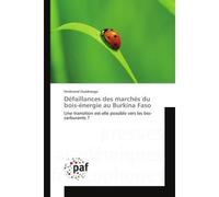 Defaillances des marches du bois-energie au Burkina Faso Une transition est-elle possible vers les bio-carburants ? - Ferdinand Ouédraogo - Universitaires Europeennes - broché - Essai