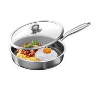 Défaite de friture anti-anescente - Naghap Staps pour friture Parfume Cher Inoxydable Avec Conception Anti-entraînement et Surfaces Anti-Scrratch. Offre un soutien culinaire stable et une plus grande