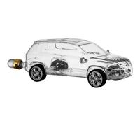 DEFBOW Accessoires de Bar Aérateur de vin pour Voiture à Liqueur Carafe à vin Rouge 1000 ML Carafe à vin Transparente avec Bouchon hermétique Distributeur d'alcool en Cristal Carafes à Liqueur