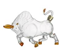 DEFBOW Accessoires de Bar Carafe à Whisky épaississante Aérateur de vin Animal personnalisé Carafe à vin en Verre Cristal Transparent Carafes à Liqueur écossaise