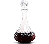 DEFBOW Accessoires de Bar Carafe à Whisky scellée Carafe à vin Tendance Carafes en Verre Cristal sans Plomb créatives Carafes à Liqueur Transparentes Wake Flagon
