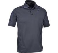Defcon 5 Advanced Tactical Polo manches courtes avec poches en maille de polyester - Bleu - Large