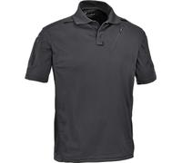 Defcon 5 Advanced Tactical Polo manches courtes avec poches en maille de polyester - Noir - S