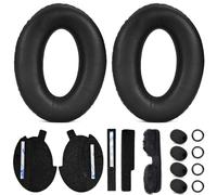 defean A20 Kit de coussinets de rechange compatibles avec casque d'aviation Bose A20, mousse à mémoire de forme, avec inserts de filtre en mousse, 4 housses de micro