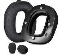 defean A40 TR Coussinets d'oreille et microphone en mousse de rechange compatibles avec casque Astro A40 TR, coussinets d'oreille, mousse antibruit haute densité (tissu en maille)