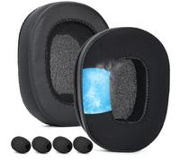 defean B450-XT Kit de coussinets d'oreille + micro mousse - Coussinets de rechange compatibles avec casque BlueParrott B450-XT B450XT S450-XT (gel de refroidissement)