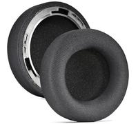 defean Coussinets de rechange compatibles avec casque de jeu filaire Corsair Virtuoso PRO à dos ouvert, coussinets avec mousse d'isolation acoustique (tissu élastique)