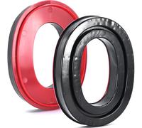 defean Coussinets de rechange en gel de silicone compatibles avec 3M WorkTunes (90541, 90542, 90543, 90544)/Pel-tor Sport (TAC100/300/500, 90565, 90566, 97040, 97041, 97042) (rouge)