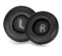defean Coussinets d'oreille de rechange pour casque Bluetooth sans fil JBL E35 E45bt E45, cuir doux, mousse antibruit haute densité (noir)