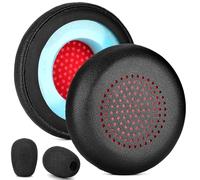 defean Coussinets d'oreille et microphone en mousse de rechange compatibles avec les casques sans fil Logitech Zone 301/Zone 300/Zone 305 (cuir protéiné)
