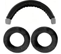 Defean Kit de coussinets de rechange 2 en 1 + bandeau compatible avec casques Beyerdynamic DT770/DT770M/DT770Pro/DT770 Pro HT/DT790/DT797/DT880/DT880 Pro/DT880 Pro (Noir)