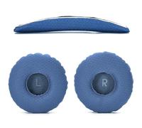 Defean Kit de coussinets de rechange 2 en 1 en tissu maille + bandeau compatible avec casque JBL Tune 600(T600BTNC 600BTNC)/660(T660NC 660NC)/670(T670NC 670NC) (bleu)