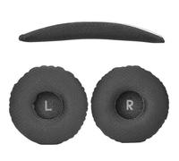 Defean Kit de coussinets de rechange 2 en 1 en tissu maille + bandeau compatible avec casque JBL Tune 600(T600BTNC 600BTNC)/660(T660NC 660NC)/670(T670NC 670NC) (noir)