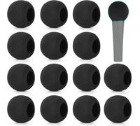Defean Lot de 14 filtres anti-pop SM58 compatibles avec les microphones Shure SM58/SM58 Pro/BETA 58A, housse de manche à air avec suppression du bruit