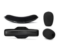 defean Lot de 2 coussinets de rechange pour bandeau et microphone A40 TR compatibles avec casque Astro A40 TR, protection contre le vent pour microphone haute densité