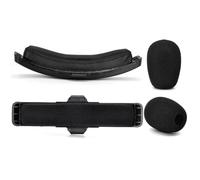 defean Lot de 2 coussinets de rechange pour bandeau et microphone A50X A50 Gen 4 Gen 5, protection contre le vent pour microphone haute densité