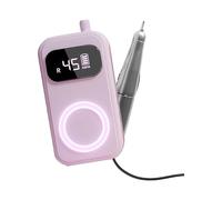 Defeat Polisseuse Unguis gratuite avec moteur de 45 000 tr/min, plan silencieux, lumière LED, poignée ergonomique pour un contrôle précis de la manucure