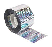 Défecteurs d'oiseaux double face : ruban réfléchissant pour fenêtres, protection contre les pigeons, les pics et les faucons, idéal pour les potagers et les jardins | Révéler le ruban d'oiseaux