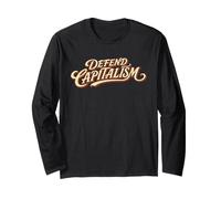 Defend Capitalism Économie de Marché Liberté Économique Manche Longue