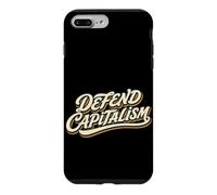 Defend Capitalism Libéralisme Économique Lettre Script Coque pour iPhone 7 Plus/8 Plus