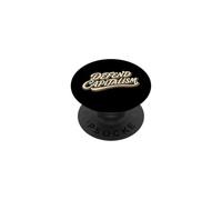 Defend Capitalism Libéralisme Économique Lettre Script PopSockets PopGrip Adhésif