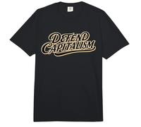 Defend Capitalism Libre Marché Lettrines Script Comfort Colors Adult Heavyweight T-Shirt