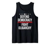Defend Democracy First Resist Save Democracy Fight Oligarchy Débardeur