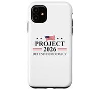 Defend Democracy Project 2026 Protest Sign Fight Oligarchy Coque pour iPhone 11