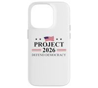 Defend Democracy Project 2026 Protest Sign Fight Oligarchy Coque pour iPhone 14 Pro
