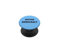 Defend DEMOCRATIE Message en Gras PopSockets PopGrip Adhésif