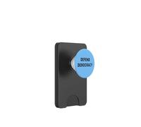 Defend DEMOCRATIE Message en Gras PopSockets PopWallet pour MagSafe
