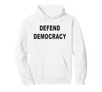 Defend DEMOCRATIE Message en Gras Sweat à Capuche