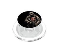 Defend The Faith Carabine Tactique Moderne Chevalier Croix PopSockets PopGrip pour MagSafe