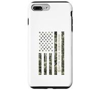 Defend The Flow American Flag Camouflage Patriotic USA Coque pour iPhone 7 Plus/8 Plus