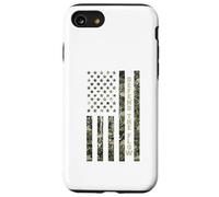 Defend The Flow American Flag Camouflage Patriotic USA Coque pour iPhone SE (2020) / 7/8