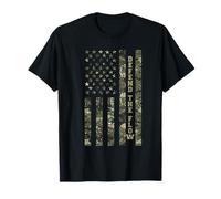 Defend The Flow American Flag Camouflage Patriotic USA T-Shirt