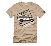 Defender 110 County Station-Wagon 4x4 4x4 T-shirt Crew #36742 - Beige - X-Large
