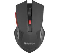 Defender ACCURA MM-275 souris sans fil optique 1600dpi 6P noir/rouge
