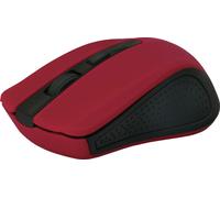 Defender MM-935 souris RF Sans fil + USB Optique 1600 DPI Ambidextre Rouge - Souris (Ambidextre, Optique, RF Sans fil + USB, 1600 DPI, Rouge)