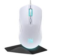 Defender Arga GM-049 Souris de jeu filaire, éclairage RVB, 4 niveaux DPI 1200-3600, 5 boutons programmables, ergonomique, capteur optique, molette de défilement éclairée, tapis de souris inclus