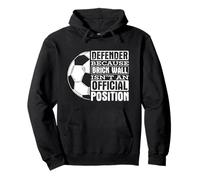 Defender Brique Wall Position Sports Ballon de football Sweat à Capuche