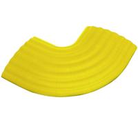Defender Passage de câble Virage 90° pour 4 canaux Jaune