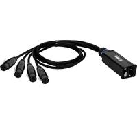Adam Hall Cables 4 STAR CATBOX XF3 - Audio & DMX, Adaptateur AES/EBU de Cat XLR 3-Pol femelle