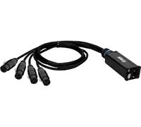 Adam Hall Cables 4 STAR CATBOX XF3 - Audio & DMX, Adaptateur AES/EBU de Cat XLR 3-Pol femelle