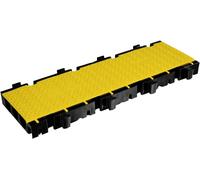 DEFENDER by Adam Hall Partie centrale de pont de câbles 869002 Polyuréthane noir/jaune Nombre de canaux: 3 1000 mm Contenu: 1 pc(s)