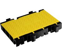 DEFENDER by Adam Hall Partie centrale de pont de câbles 86900250 Polyuréthane noir/jaune Nombre de canaux: 3 500 mm Contenu: 1 pc(s)